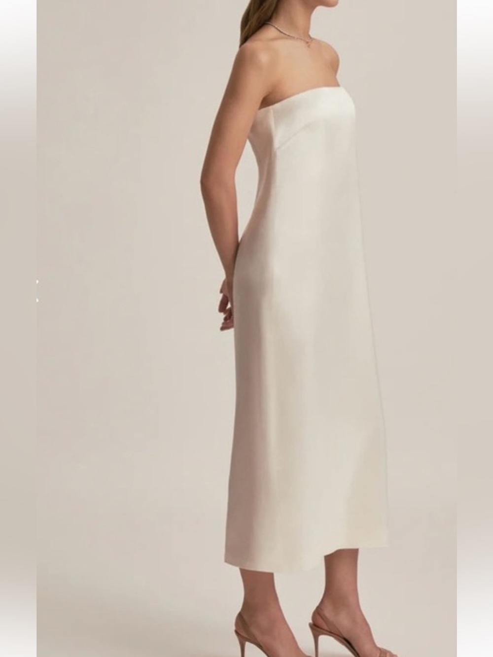 FAVORITE DAUGHTER don't overthink it dress in cream ivory medium - Picture 3 of 8